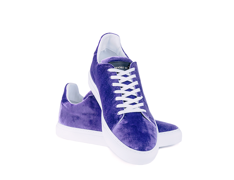 Madison Velvet Purple Sneaker