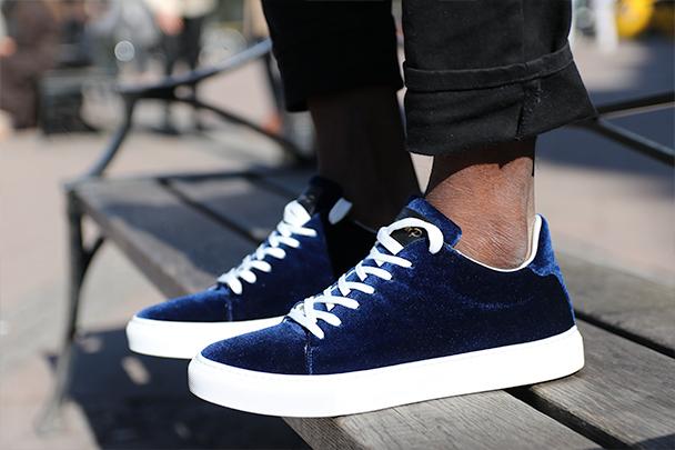 Madison Velvet Blue Sneaker