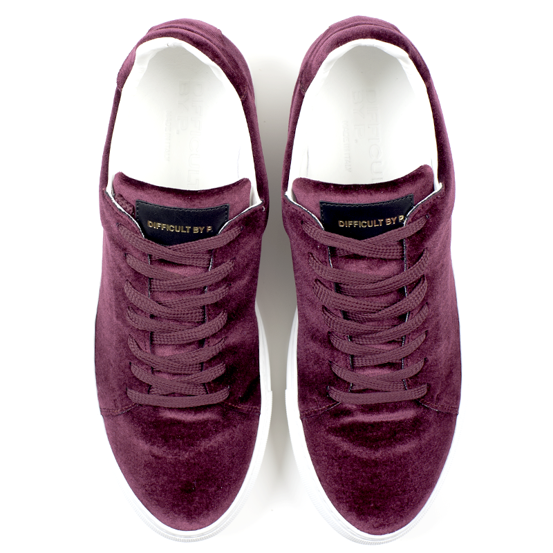 Madison Velvet Bordeaux Sneaker