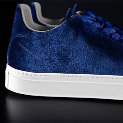 Ladies Madison Velvet Blue Sneaker (sample sale 36,37)
