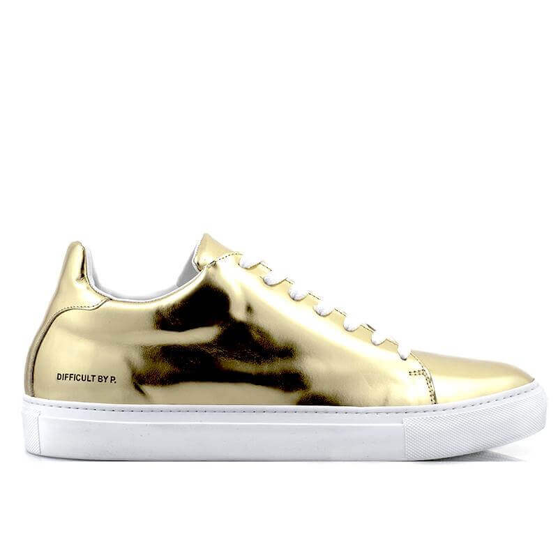 Ladies Madison Gold Sneaker