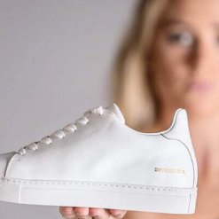 Ladies Madison White Sneaker